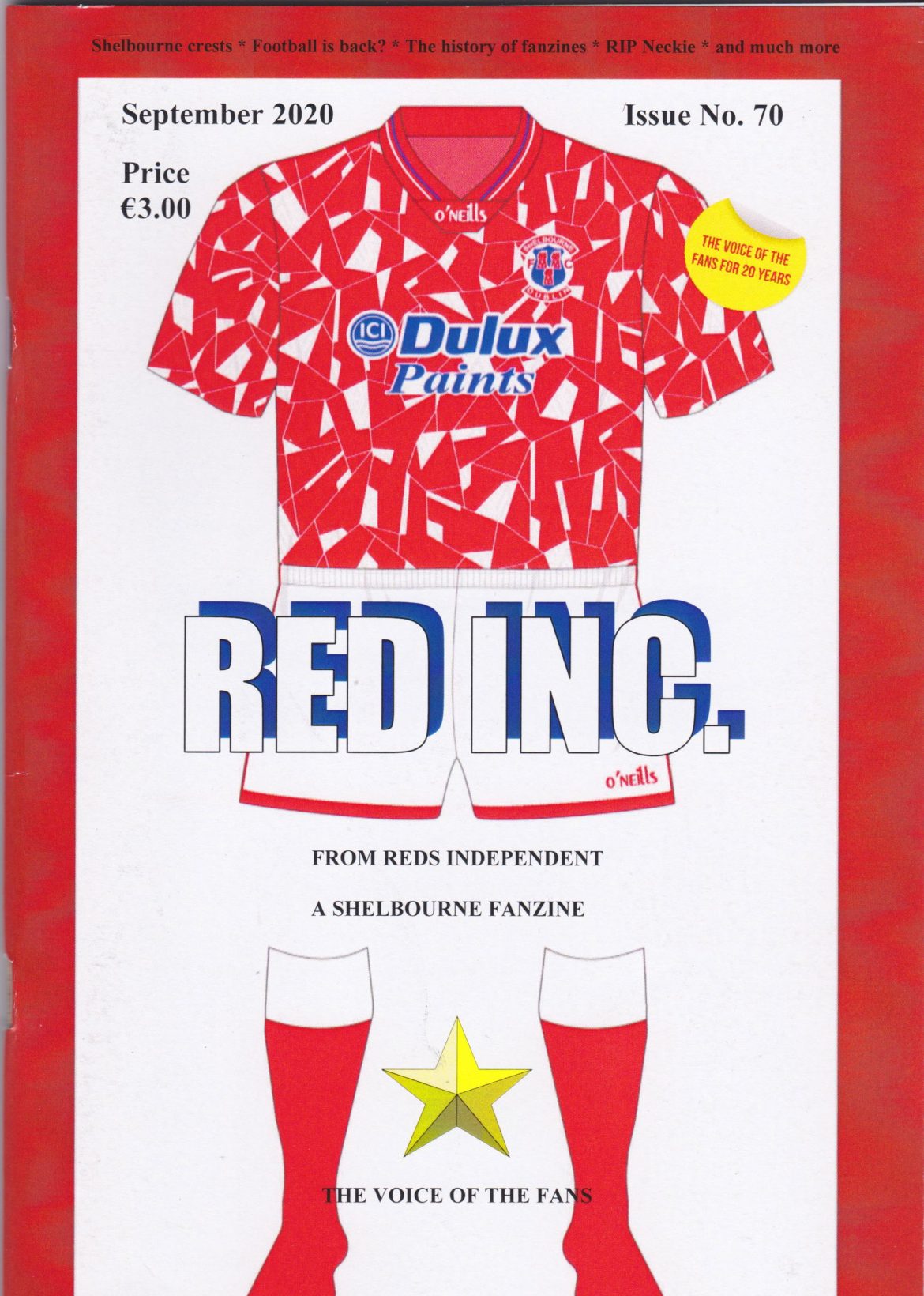 Fanzine Review – Red Inc, Shebourne